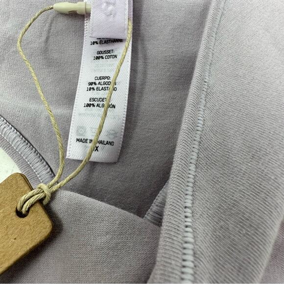 SKIMS Cotton Jersey Dipped Thong Iris Mica NWT in Size 4X - Picture 4 of 6